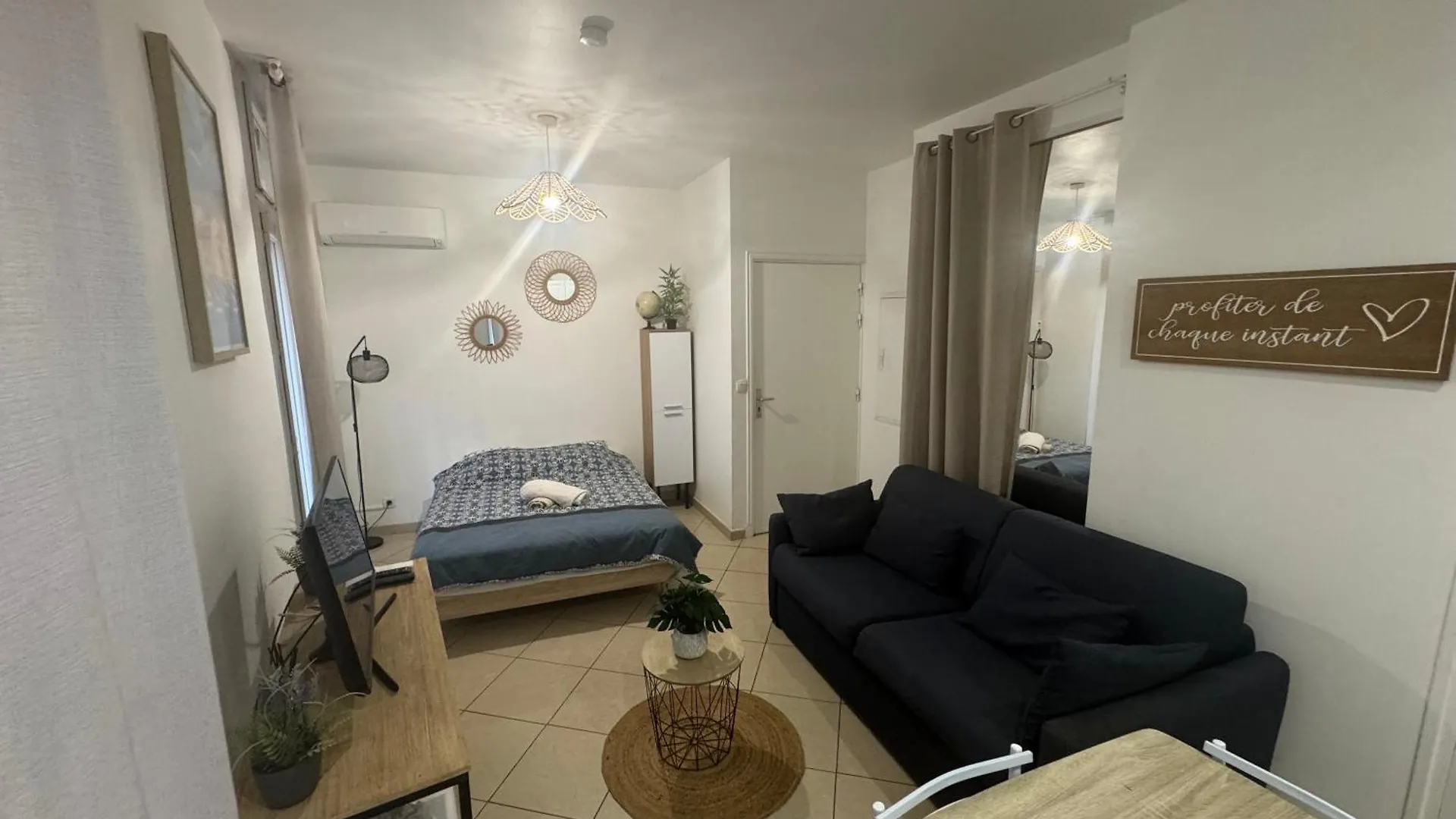 Studio Cosy Centre Ville - Terrasse & Clim カーニュ・シュル・メール
